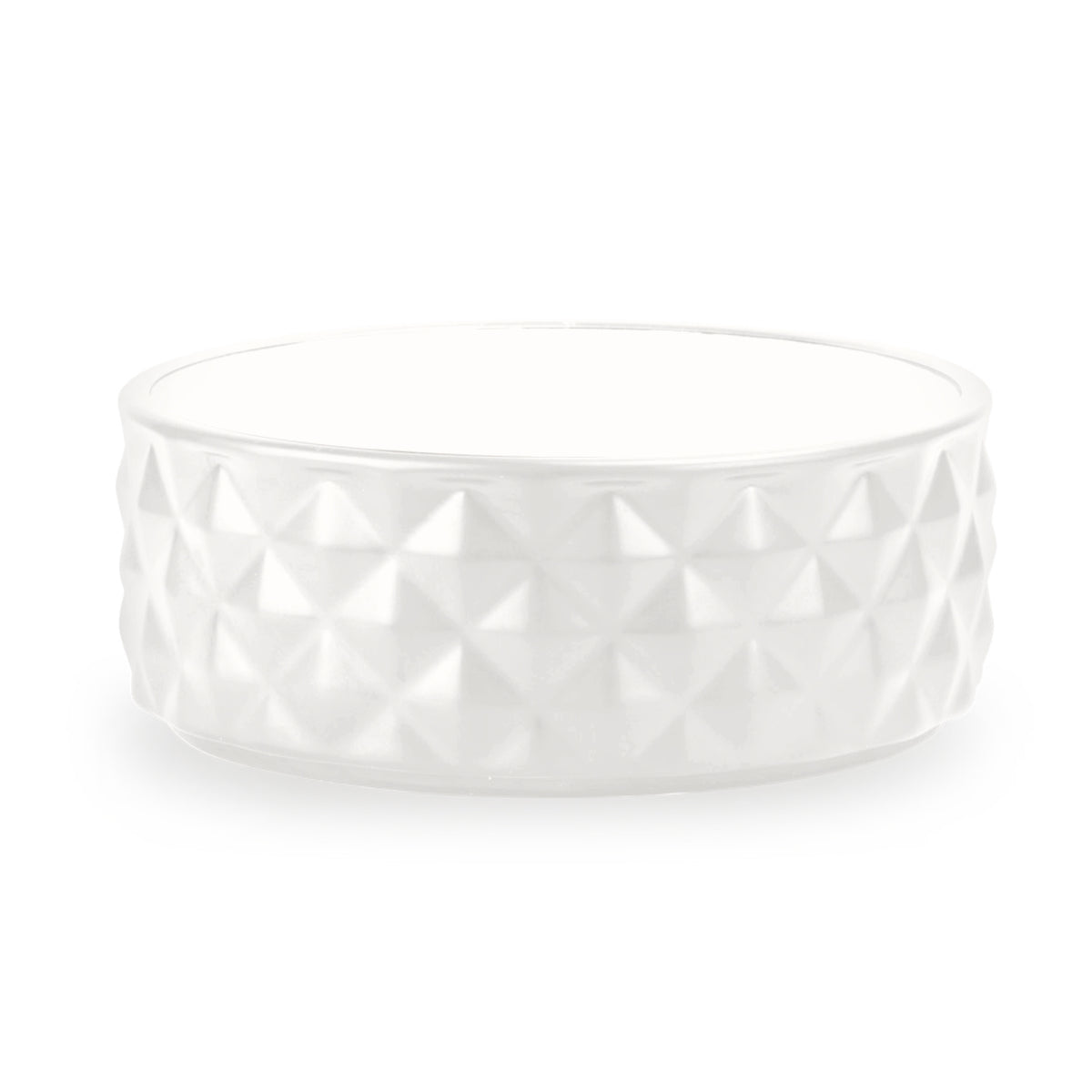 Classic White Ceramic Pet Bowl - L (1600ml)