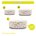 Patterned Ceramic Pet Bowl - L (1500ml) - Additional Image 1