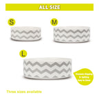 Patterned Ceramic Pet Bowl - L (1500ml) - Additional Image 1