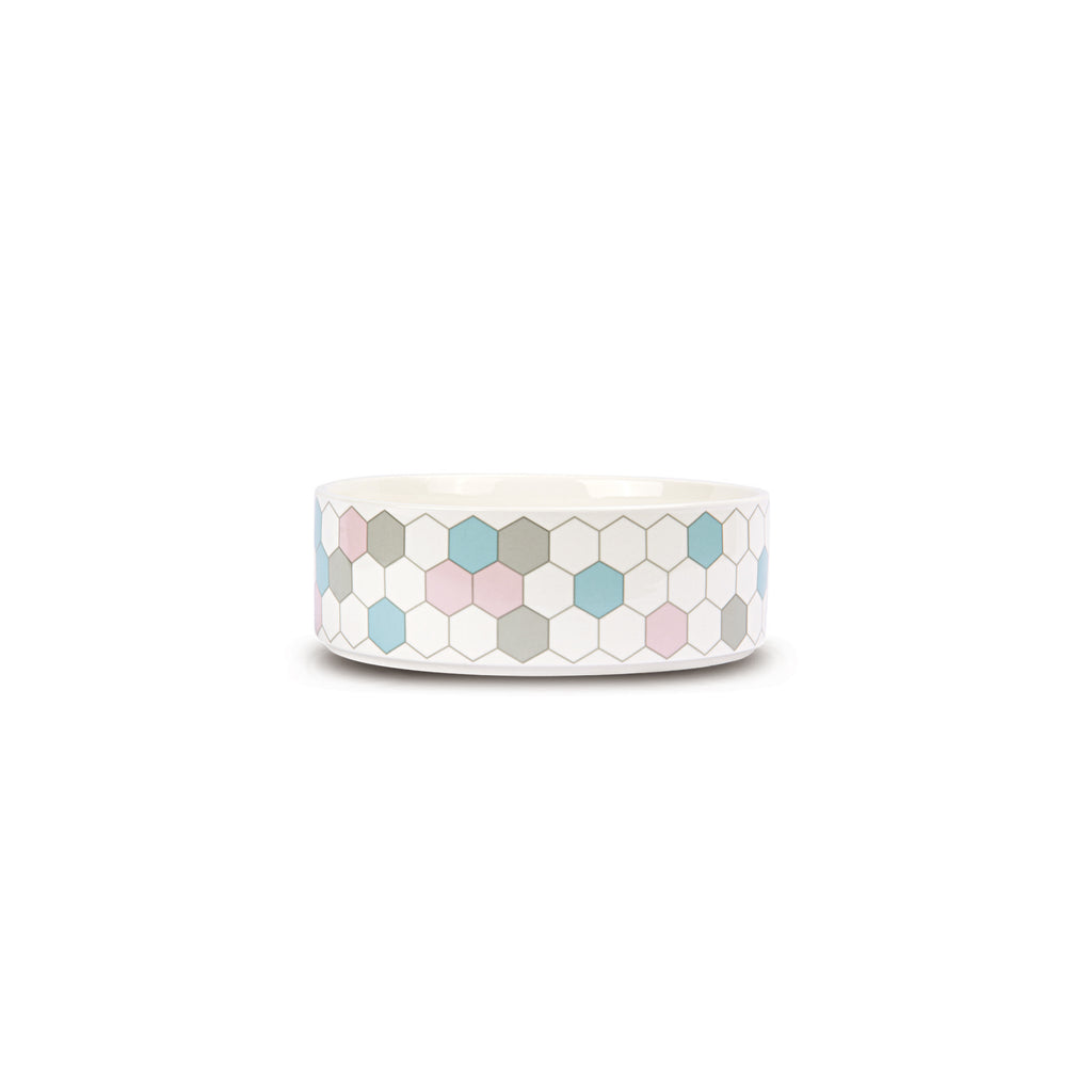 Patterned Ceramic Pet Bowl - S (300ml)