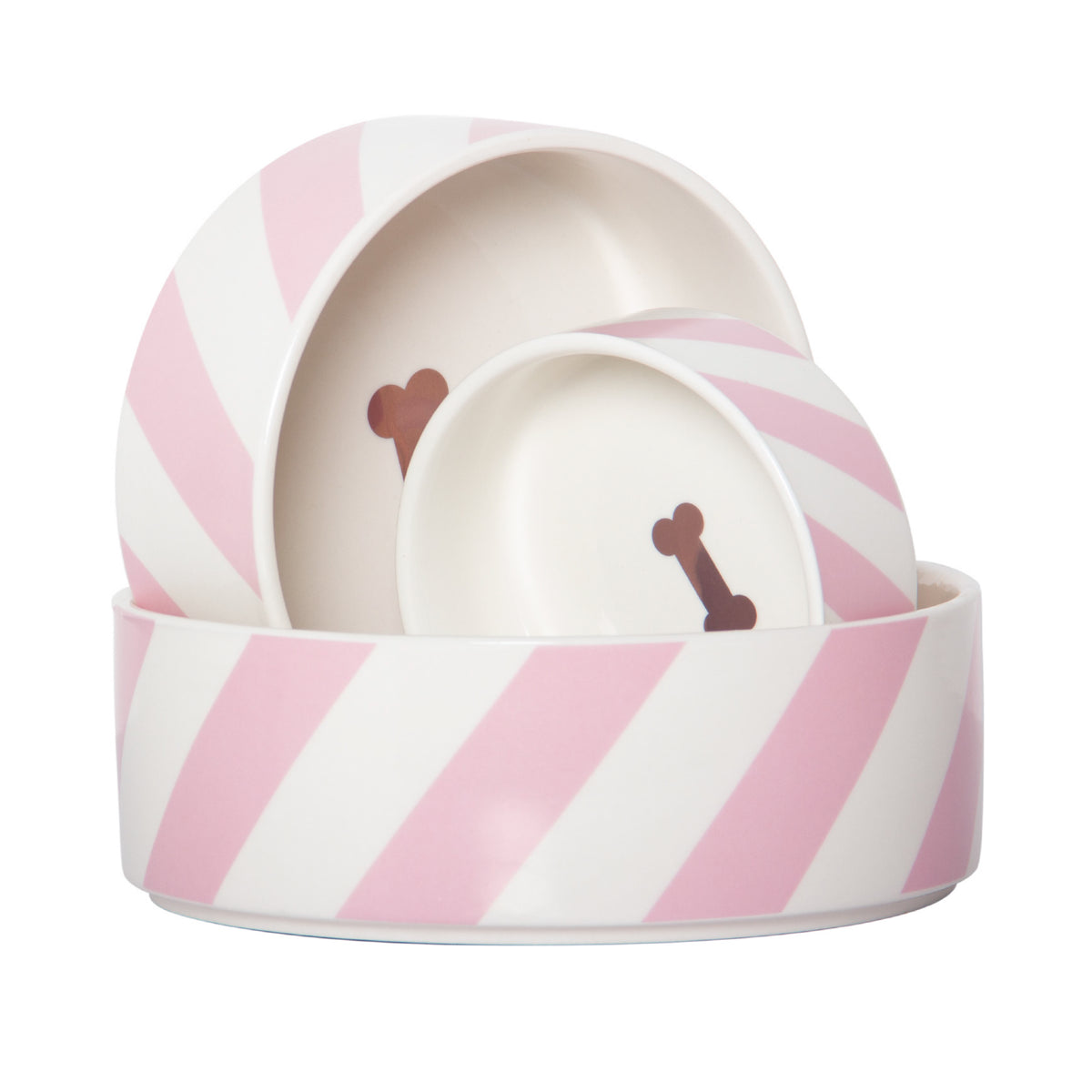 Patterned Ceramic Pet Bowl - L (1500ml)