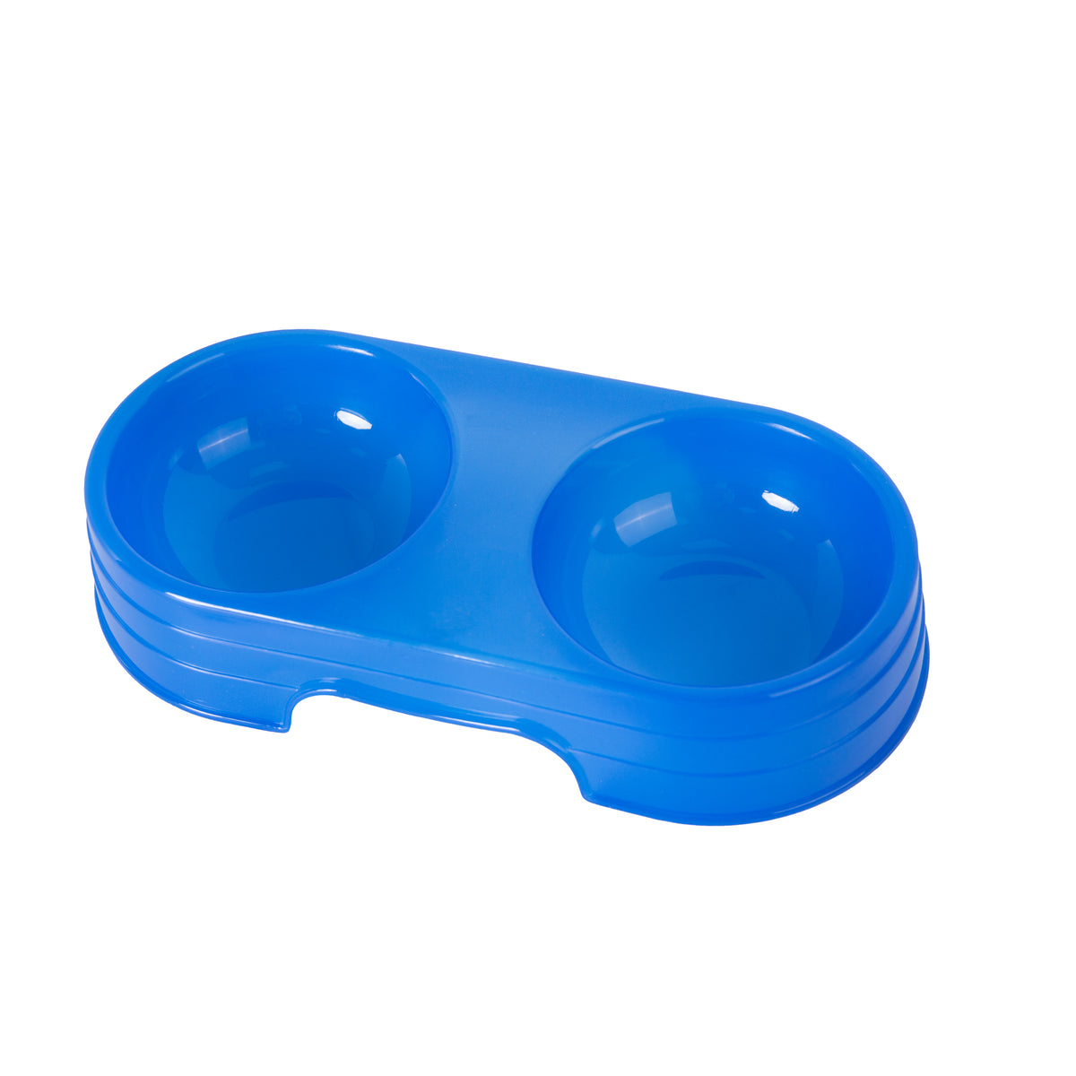 Plastic Double Pet Bowl - S (300ml)