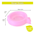 Fish Plastic Cat Bowl 250ml Pink - Additional Image 1