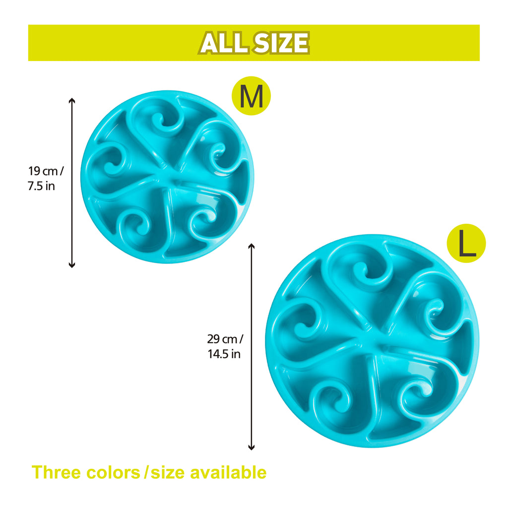 Slow Feeding Plastic Pet Bowl - L (1500ml) - Additional Image 2