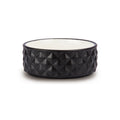 Quilted Ceramic Pet Bowl 290ml Black