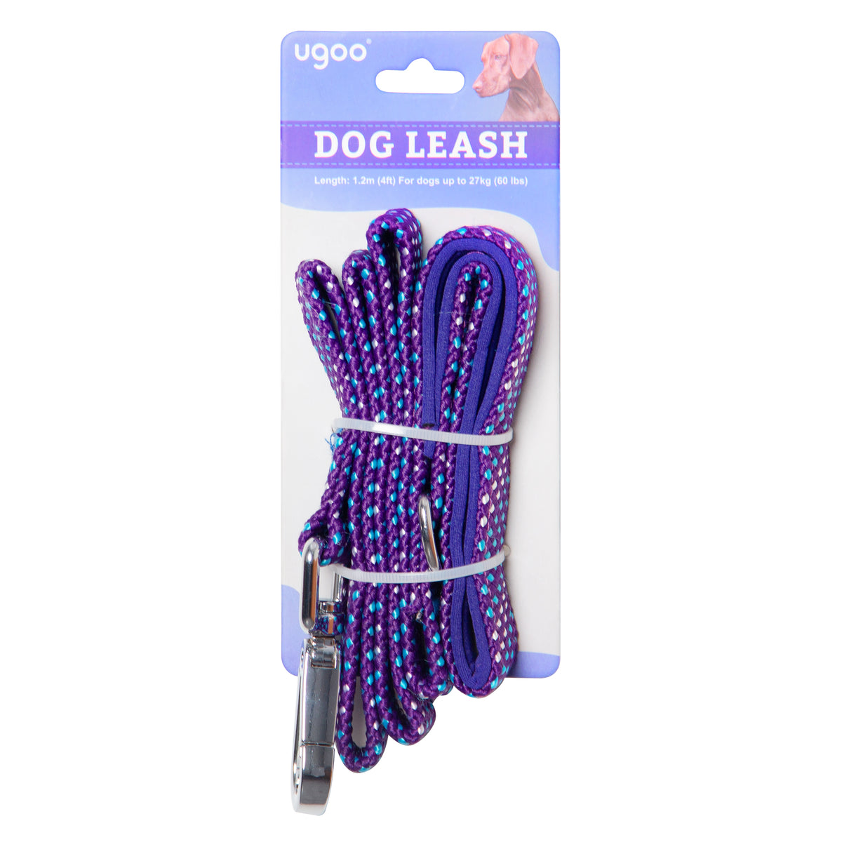 Tape Dog Leash 72in - Purple
