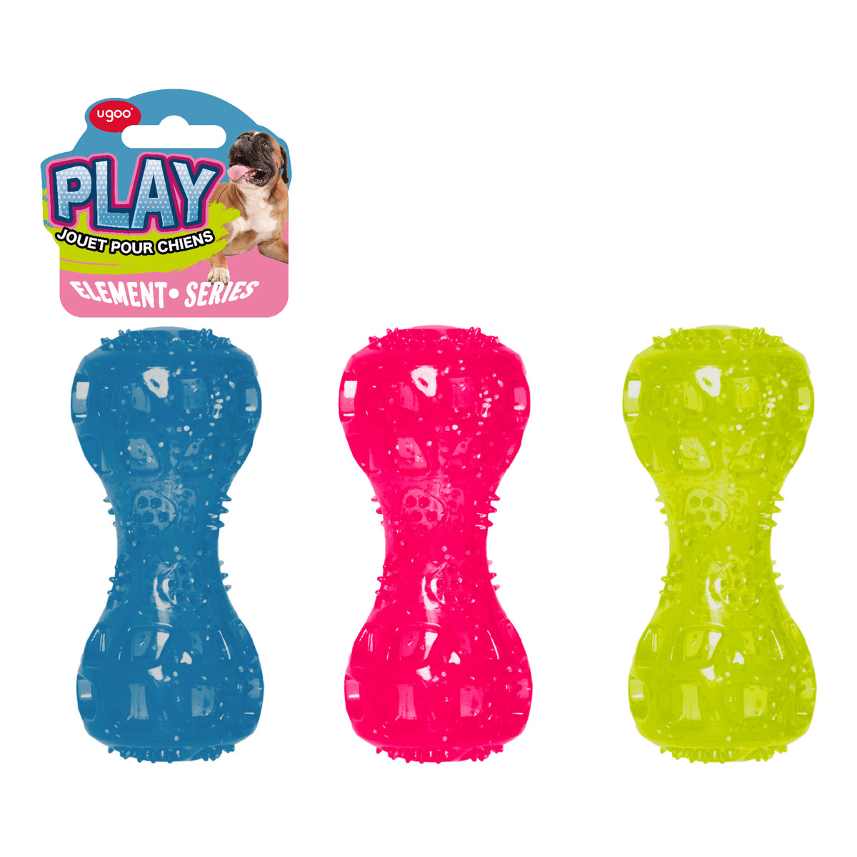 TPR Dumbbell 3 Assorted - 12.5cm