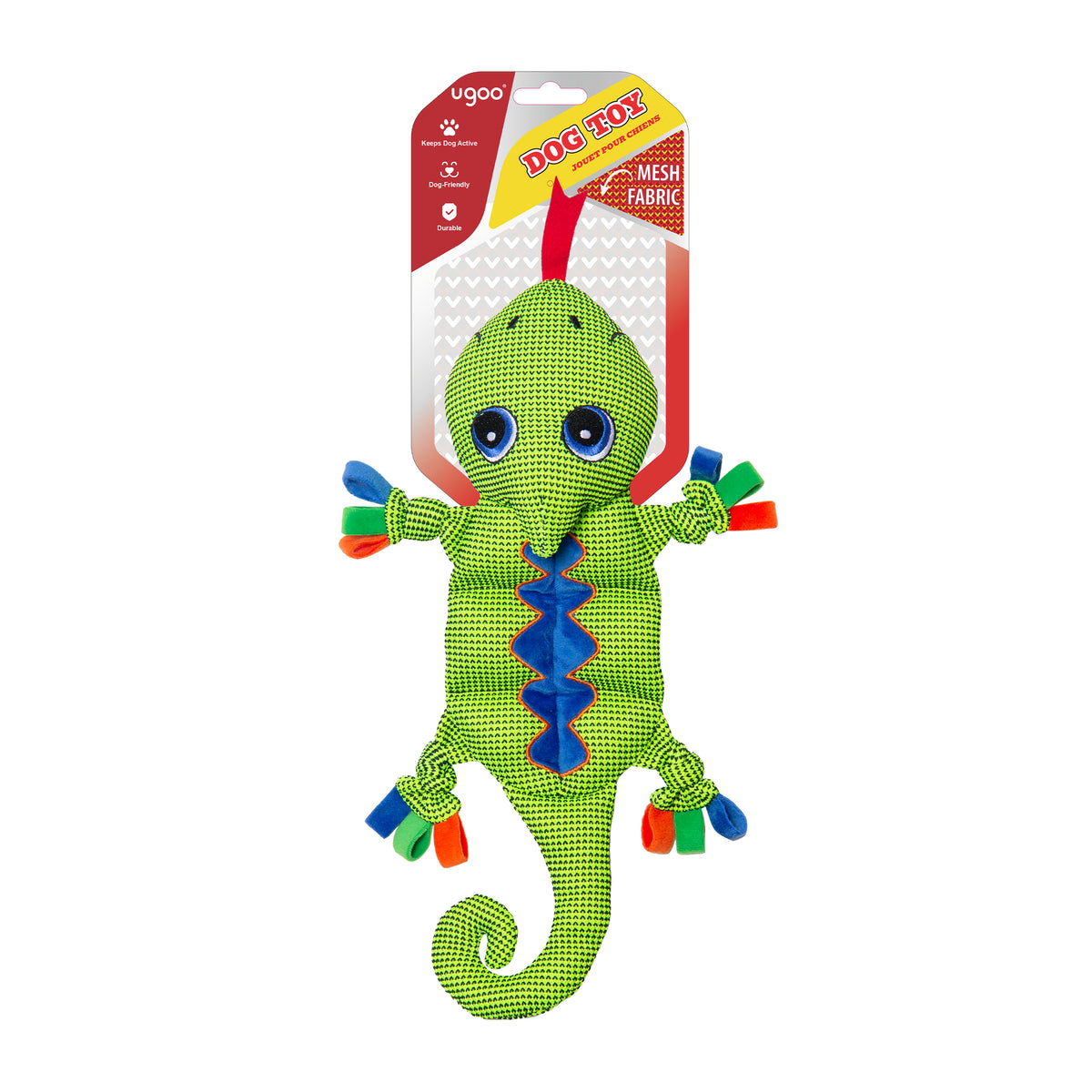 Mesh Plush Lizard Green