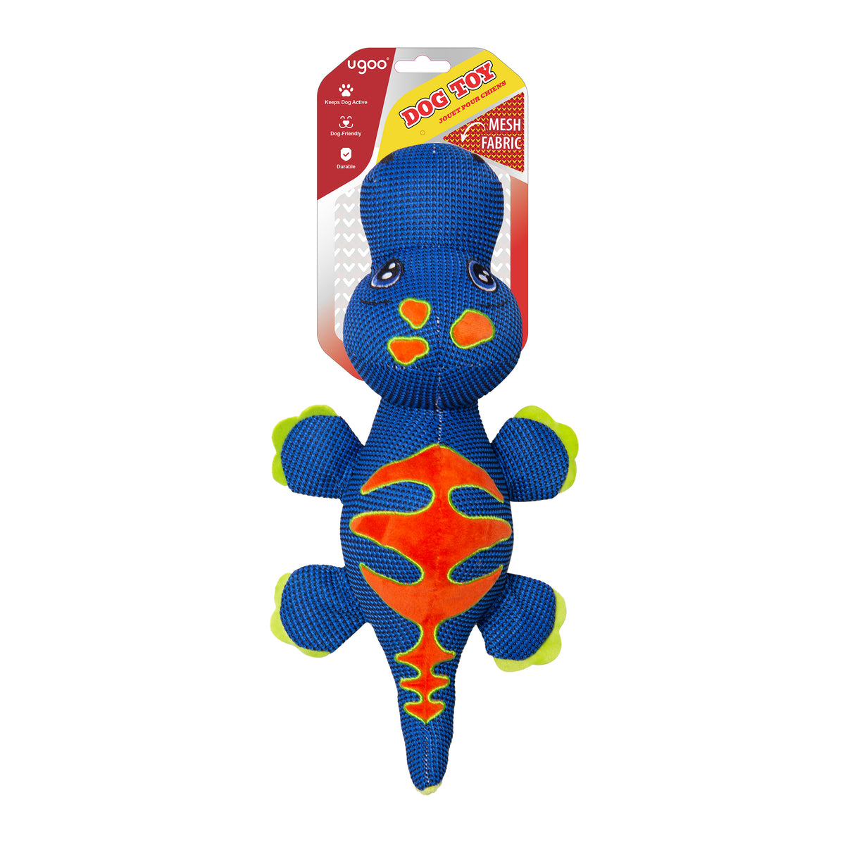 Mesh Plush Dinosaur Orange - Additional Image 1