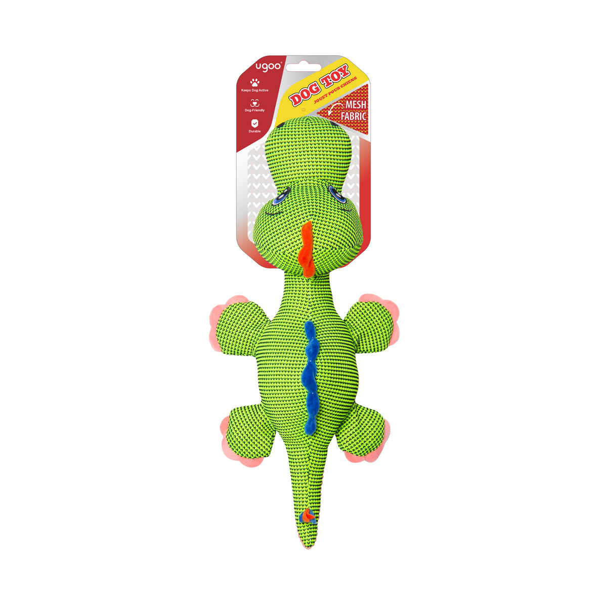 Mesh Plush Dinosaur Orange - Additional Image 2