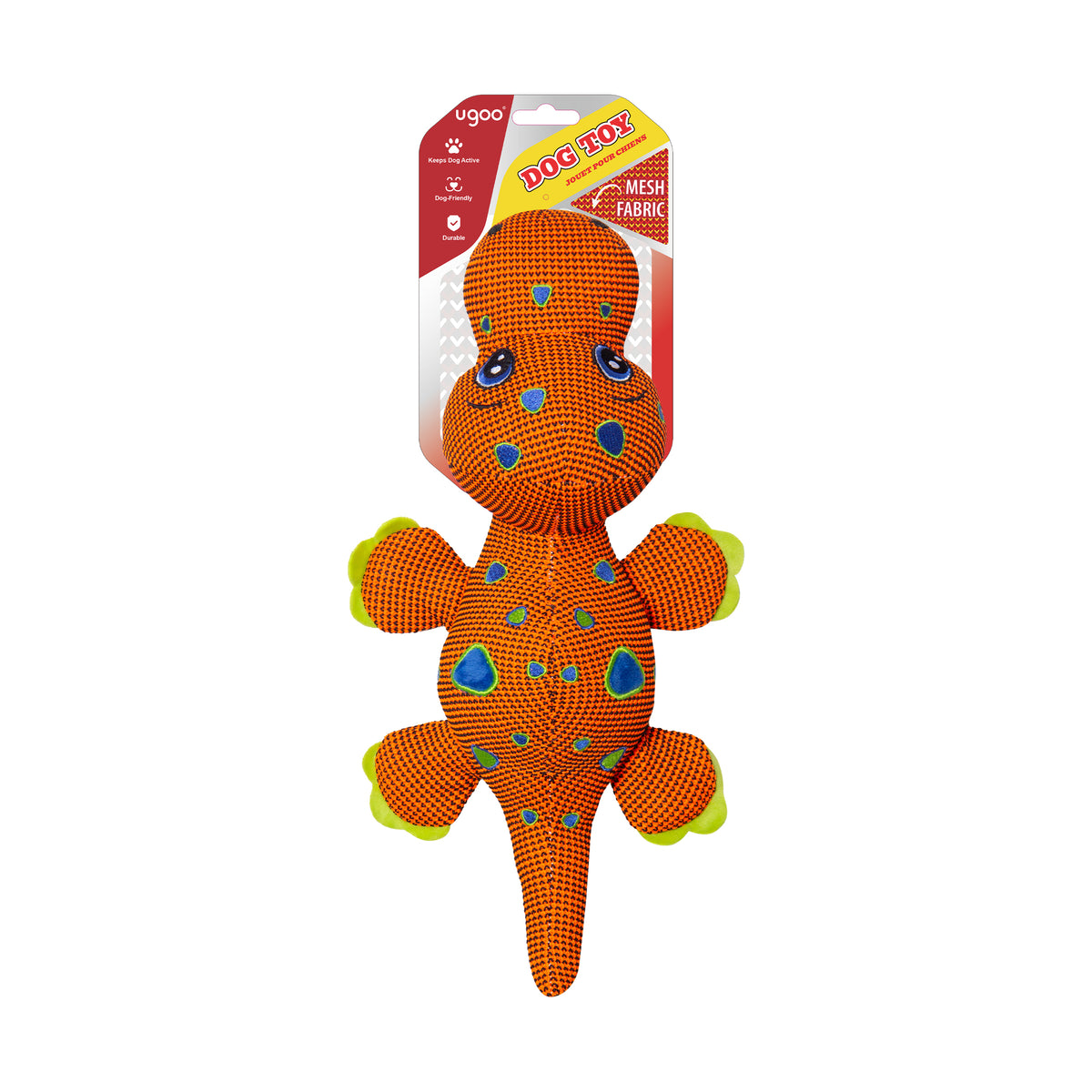 Mesh Plush Dinosaur Orange