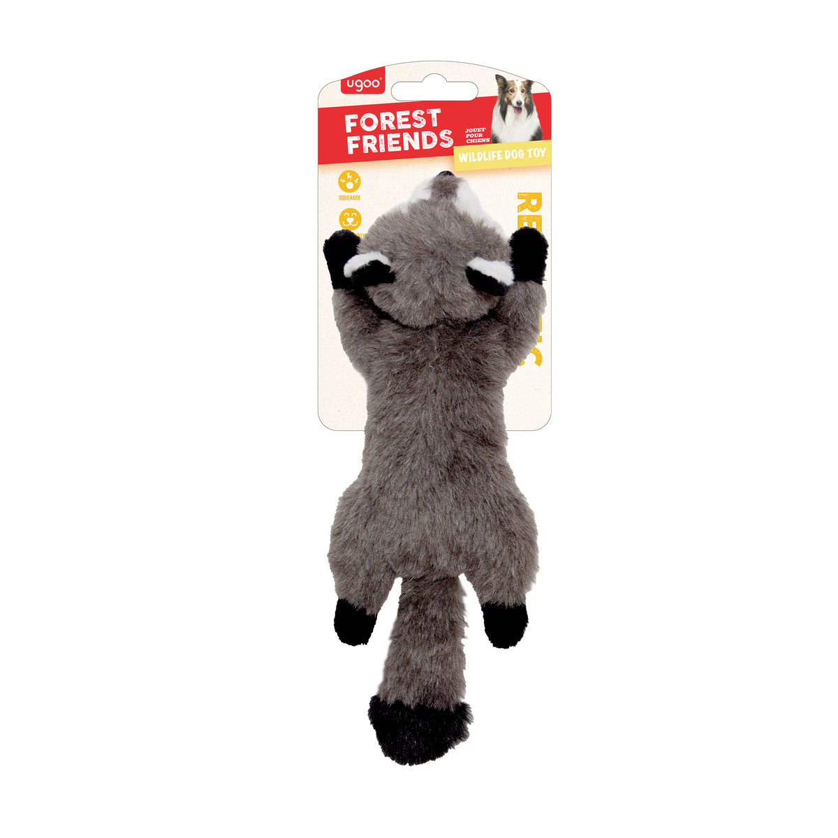 Realistic Plush Raccoon - M