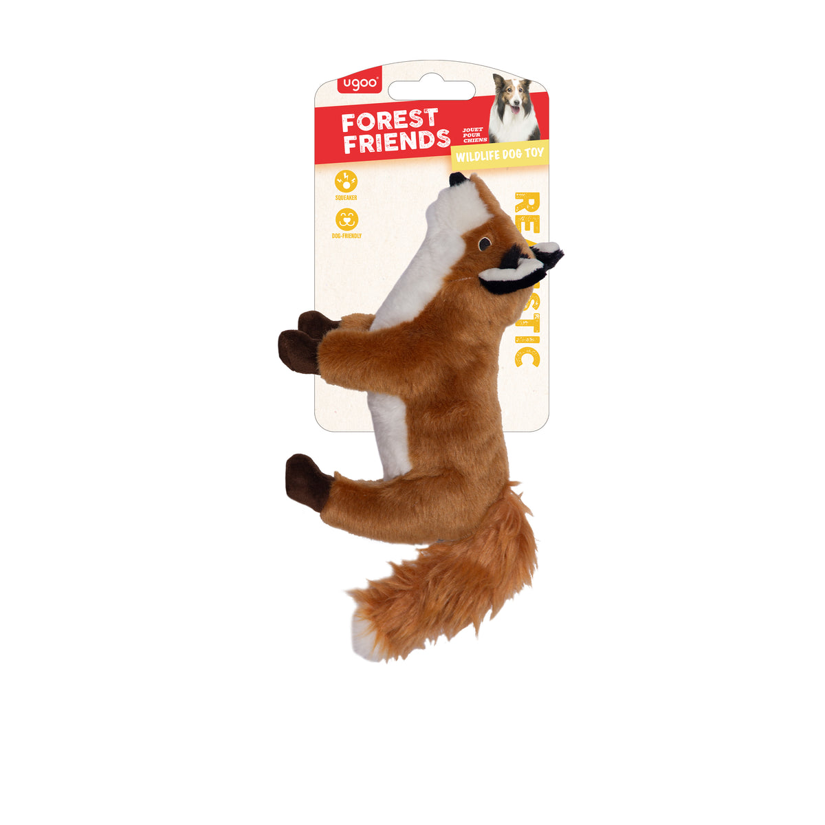 Realistic Plush Fox - M