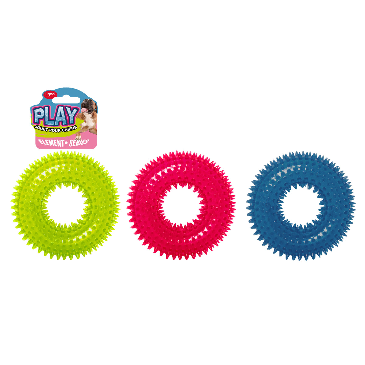 TPR Spiky Ring 3 Assorted