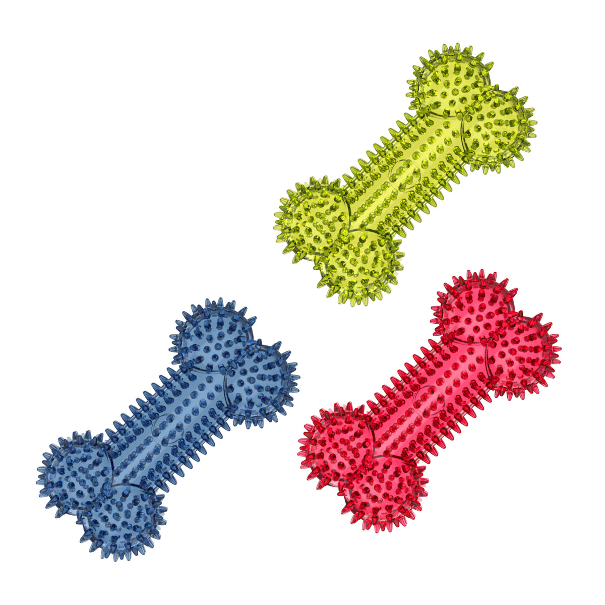 TPR Spiky Bone 3 Assorted - L