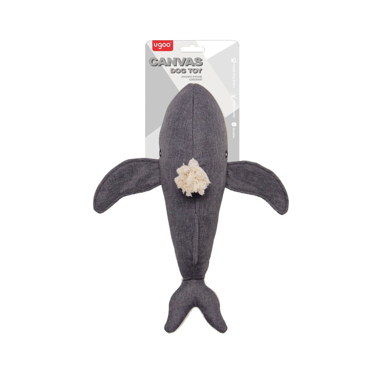 Canvas Plush Whale - M