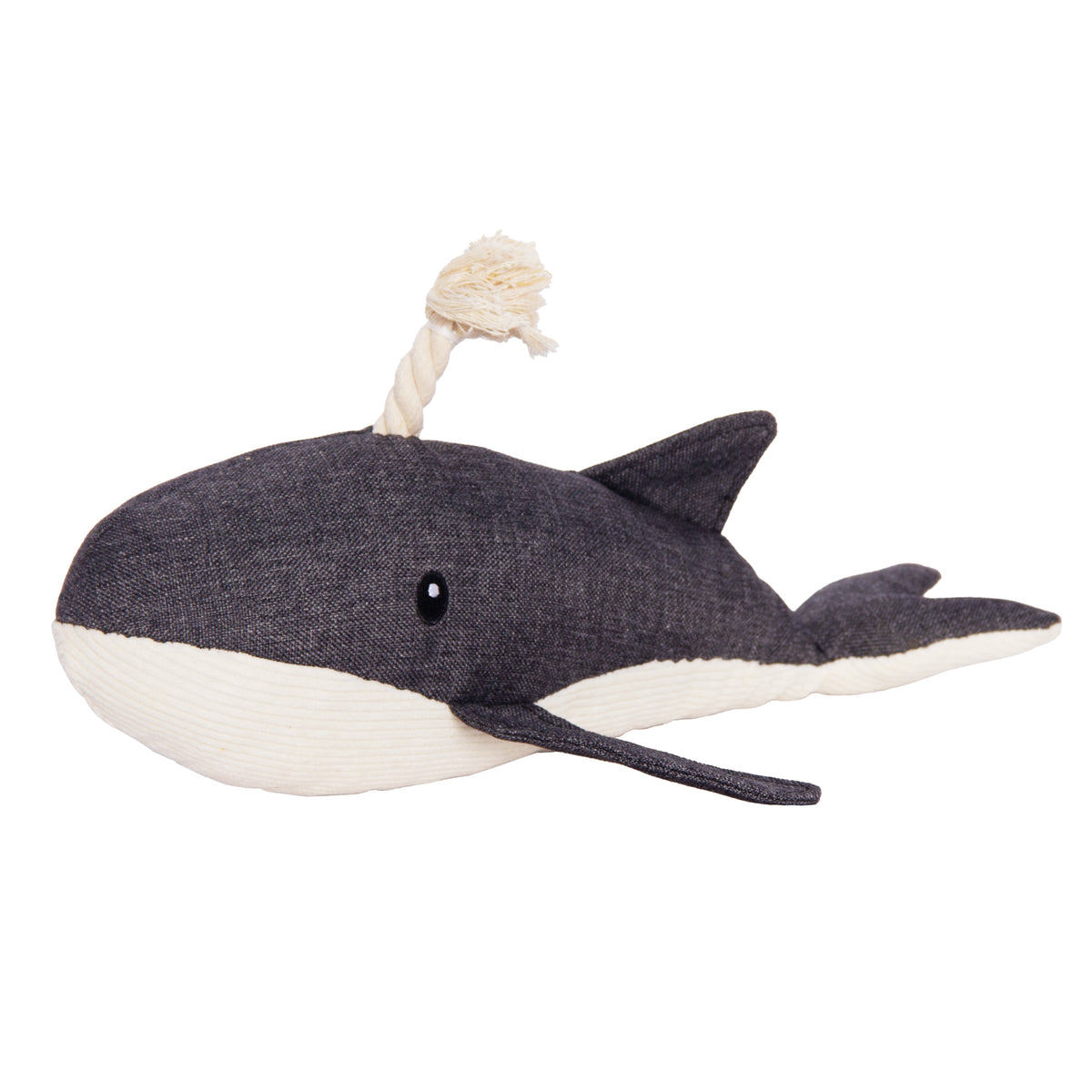 Canvas Plush Whale - L
