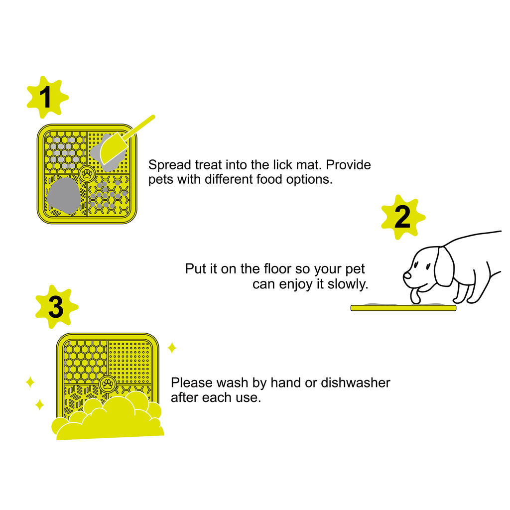 Rectangle Lick Mat - Additional Image 2