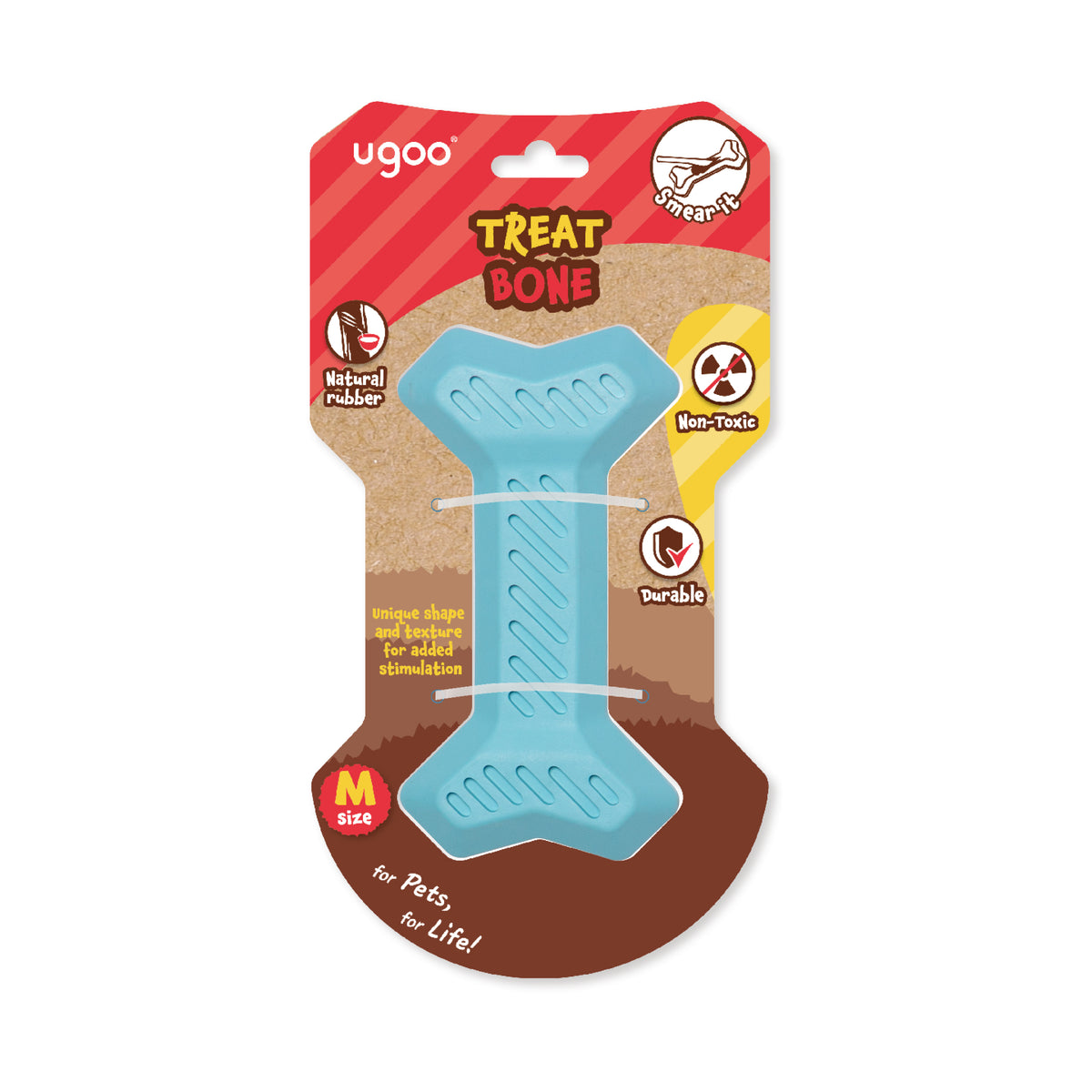 Rubber Dispenser Bone - M
