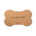 Pet Cork Feeding Mat Bone