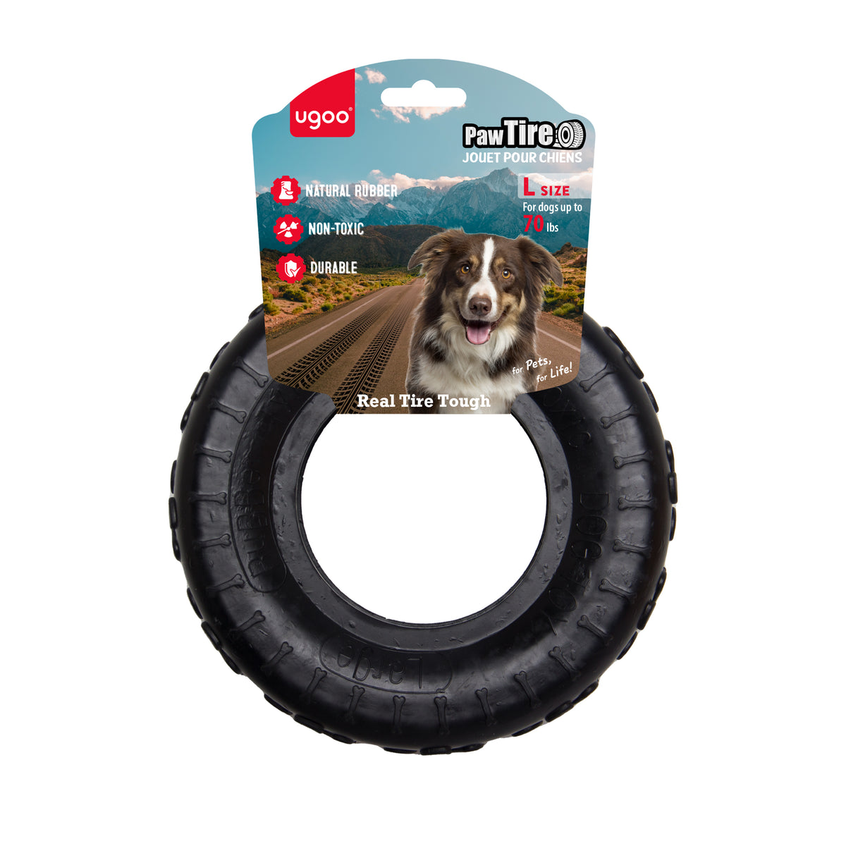Rubber Tire Toy - L