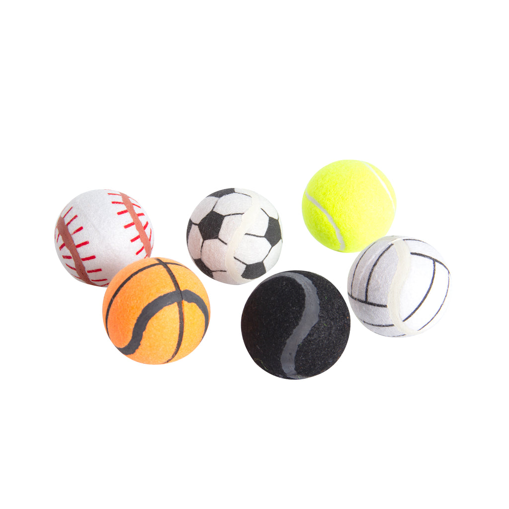 Sport Tennis Ball Dog Toy 12pk - Additional Image 1