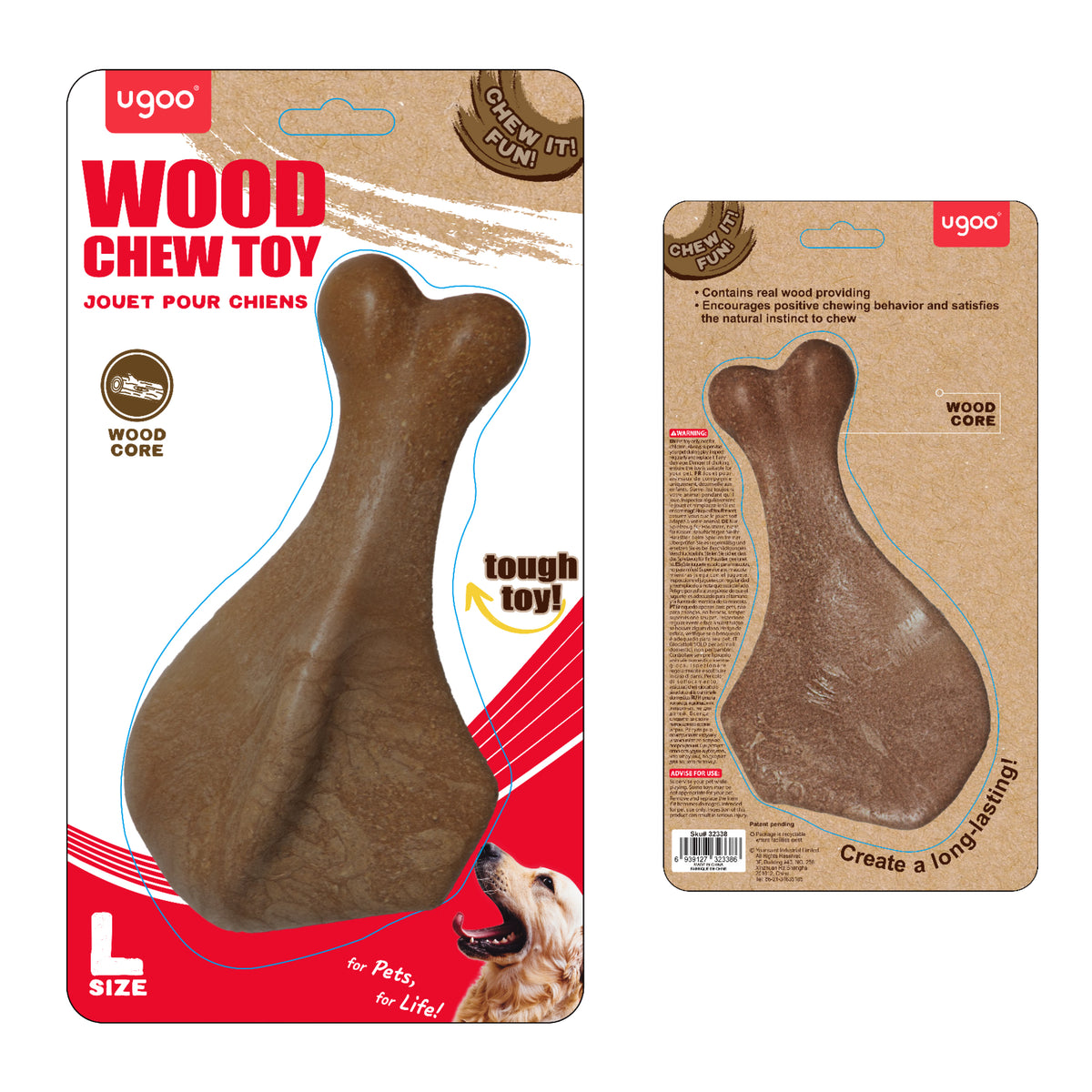 Wood Chew Toy - L