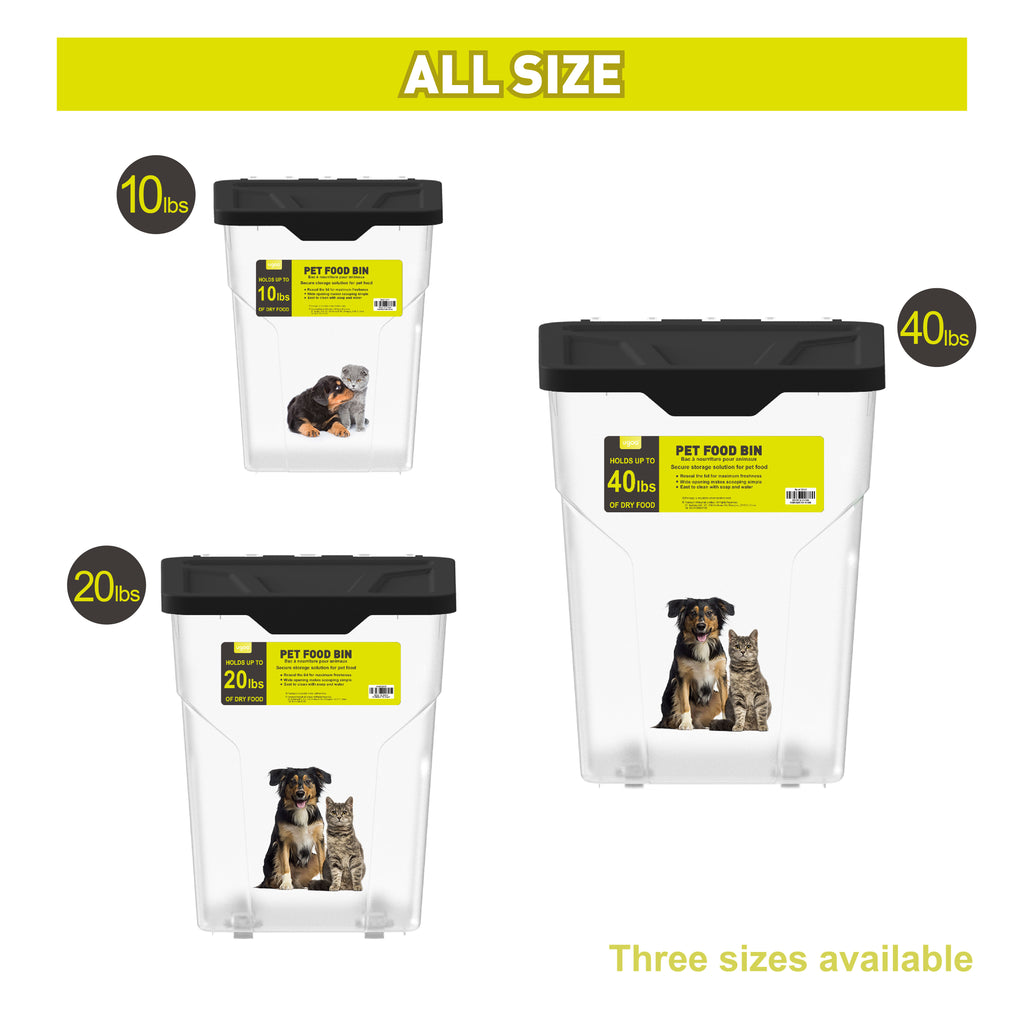 Pet Food Storage Container - 40lbs - Additional Image 1