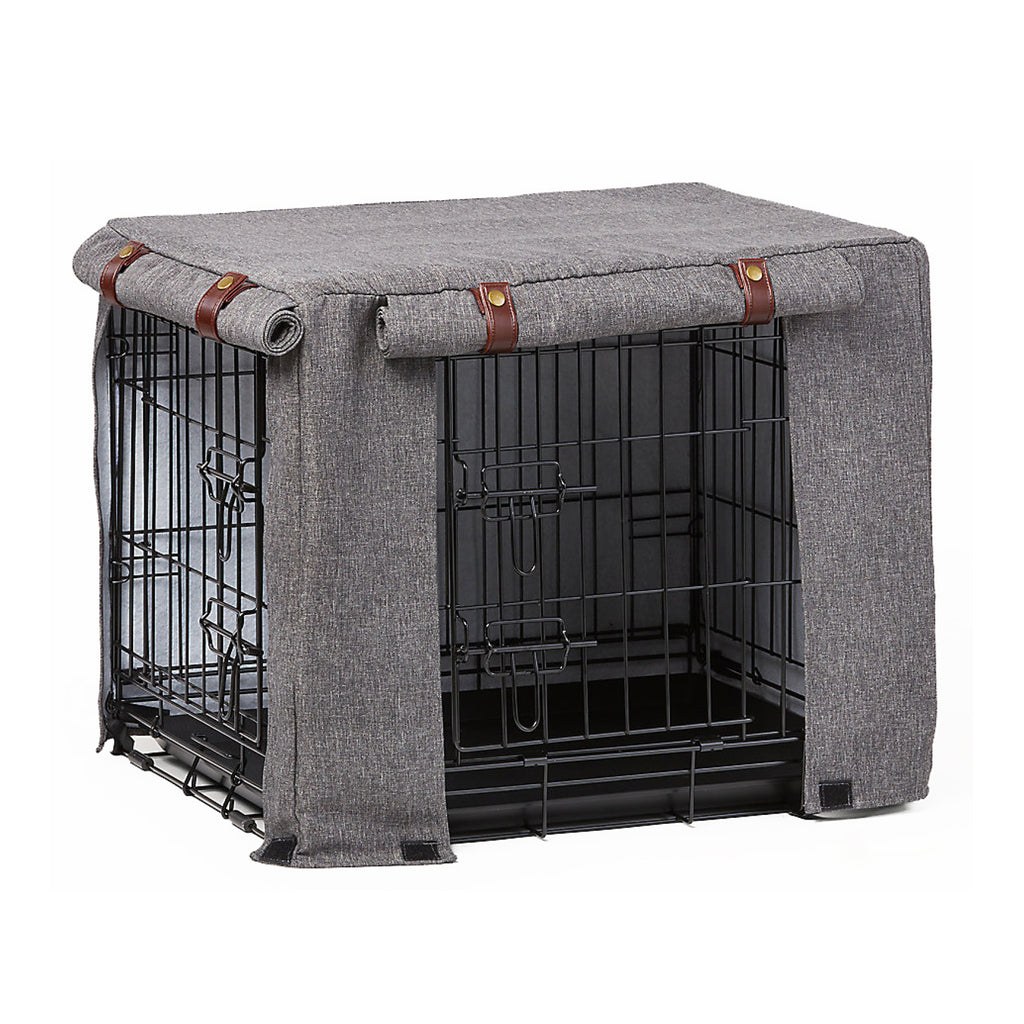 Fabric Dog Crate Cover - 48in - Additional Image 1