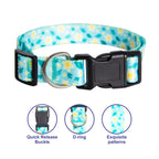 Adjustable Floral Dog Collar - L - Additional Image 1