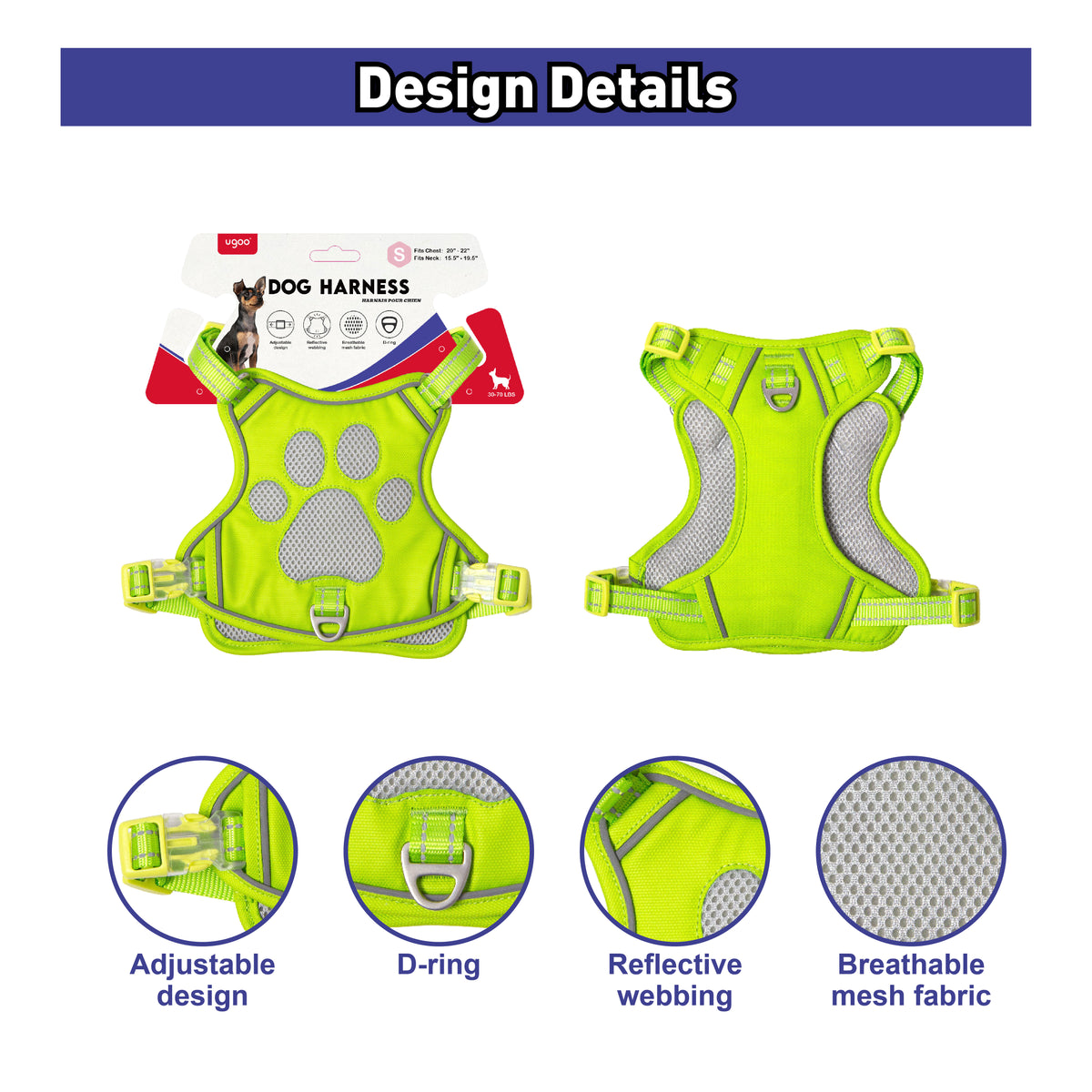 Comfort Paw Dog Harness - S - Additional Image 3
