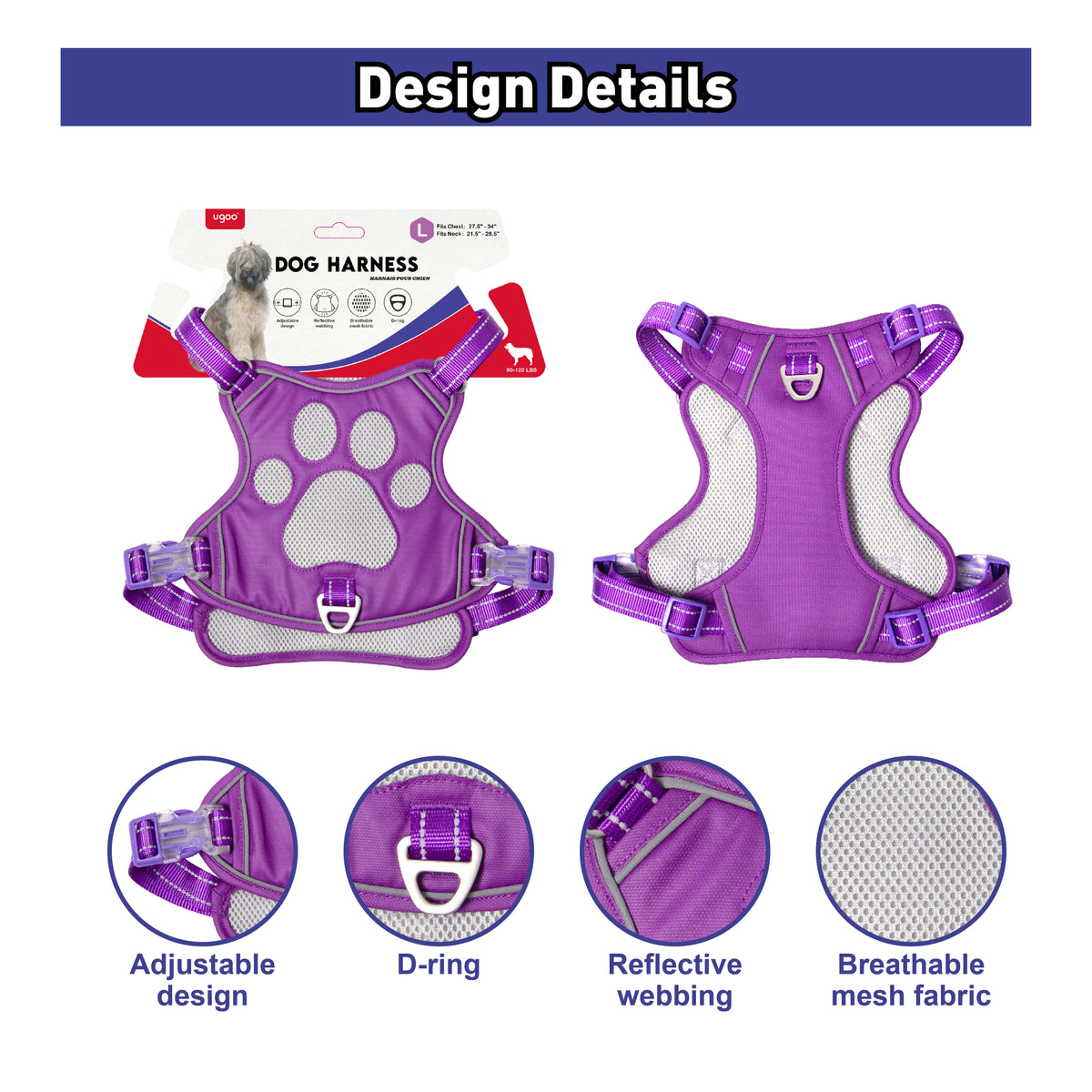 Comfort Paw Dog Harness - L - Additional Image 3