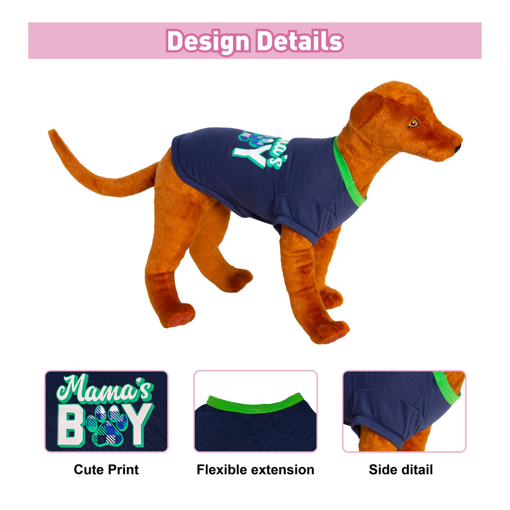 Mama's Boy Dog Tee - S - Additional Image 2