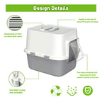 Hooded Litter Box - Additional Image 2