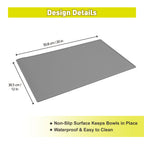 Pet Silicone Feeding Mat Grey - Additional Image 1