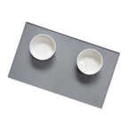 Pet Silicone Feeding Mat Grey