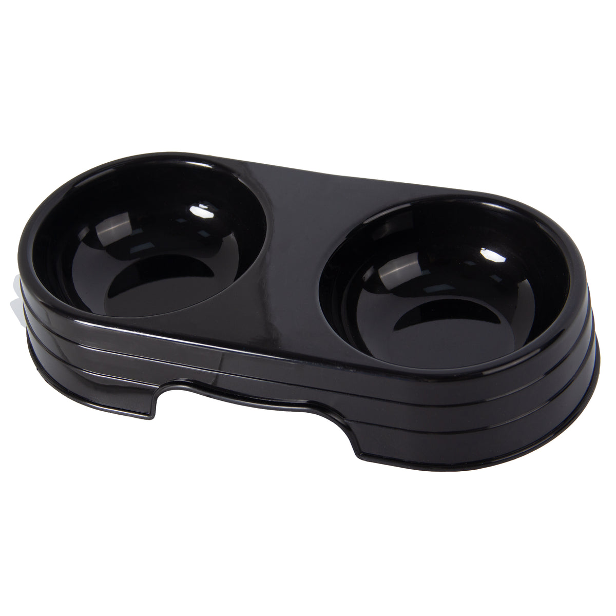 Plastic Double Pet Bowl - M (800ml)