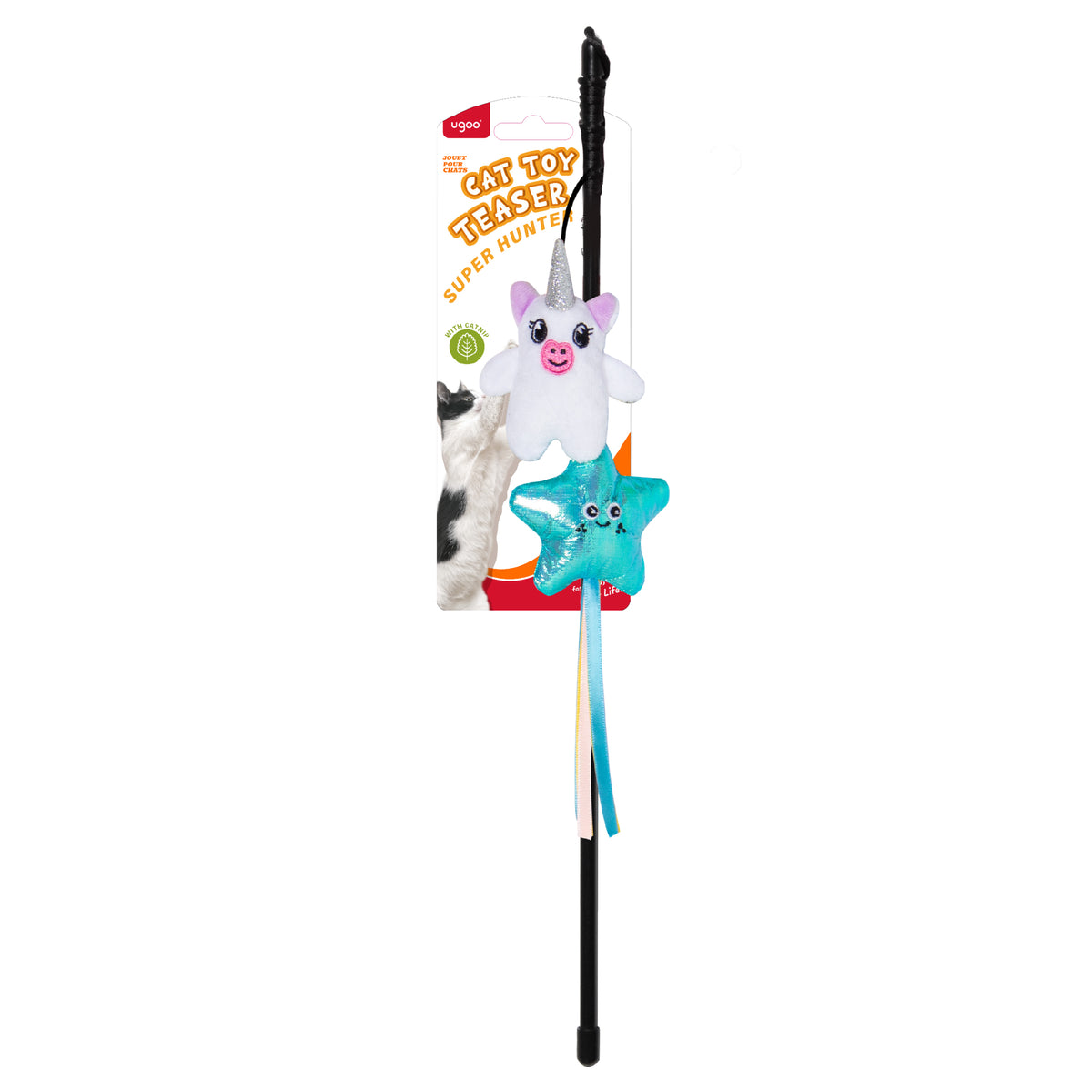 Cat Teaser Unicorn & Star
