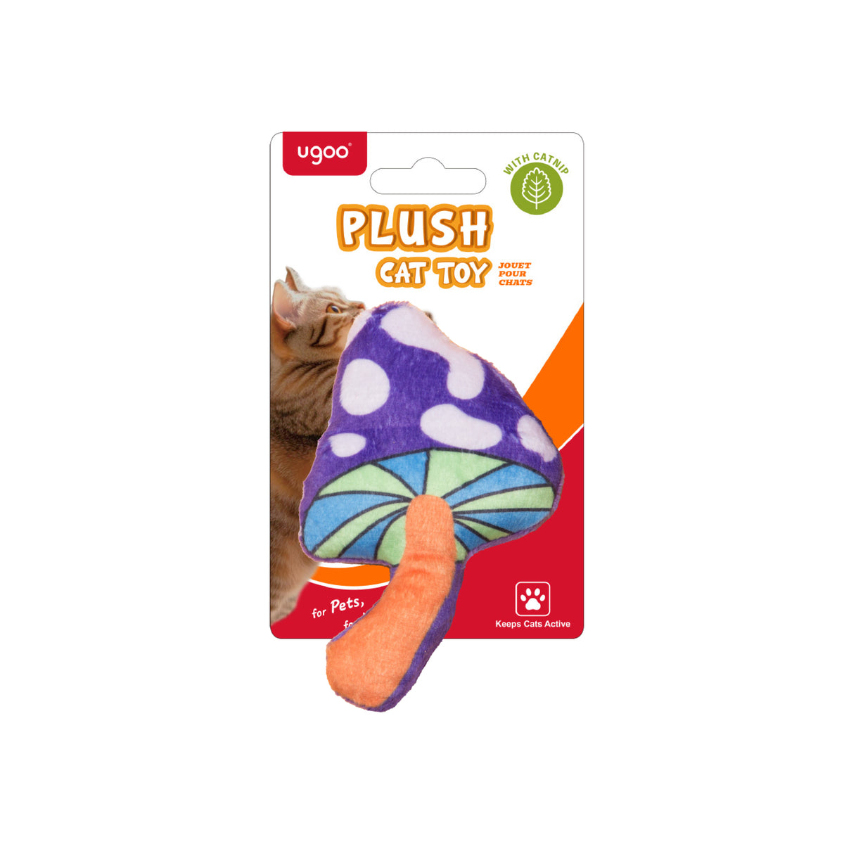 Plush Mushroom Cat Toy - Style B (TBC)