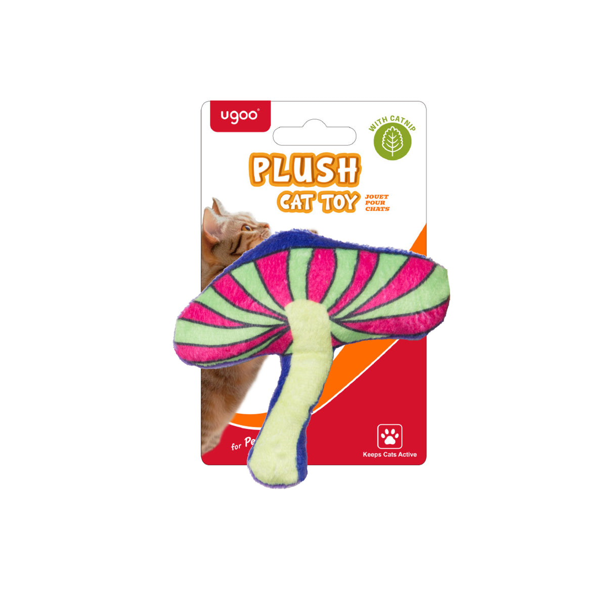 Plush Mushroom Cat Toy - Style C (TBC)