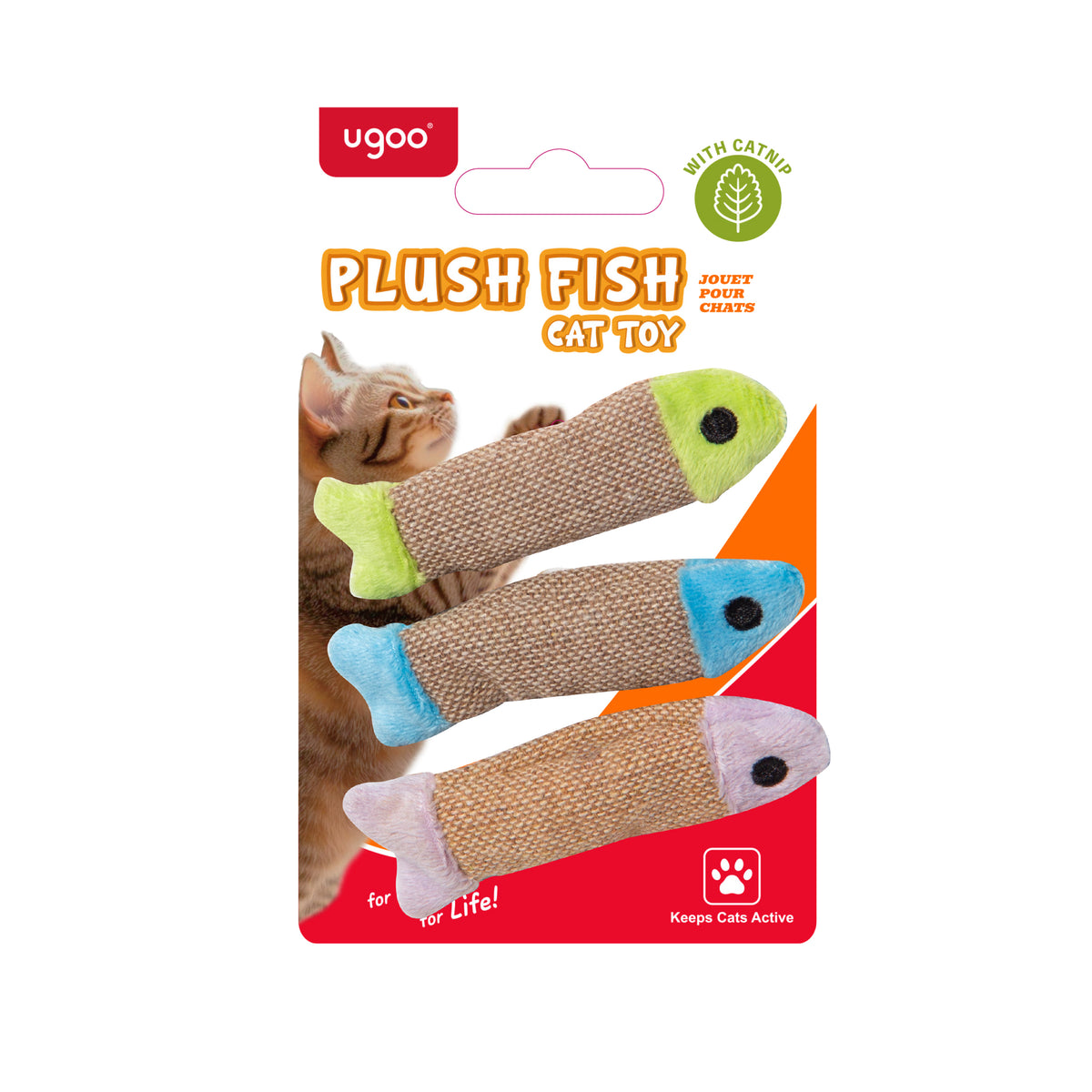 Plush Fish 3pk