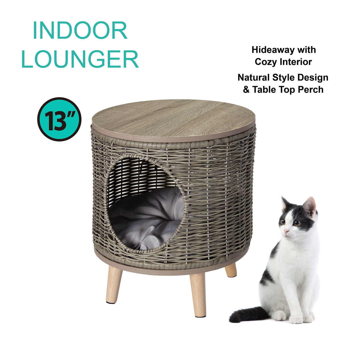 Classic Wicker Cube - Additional Image 1