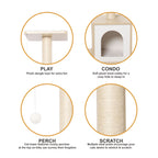 High Cat Tower - 131cm - Additional Image 2
