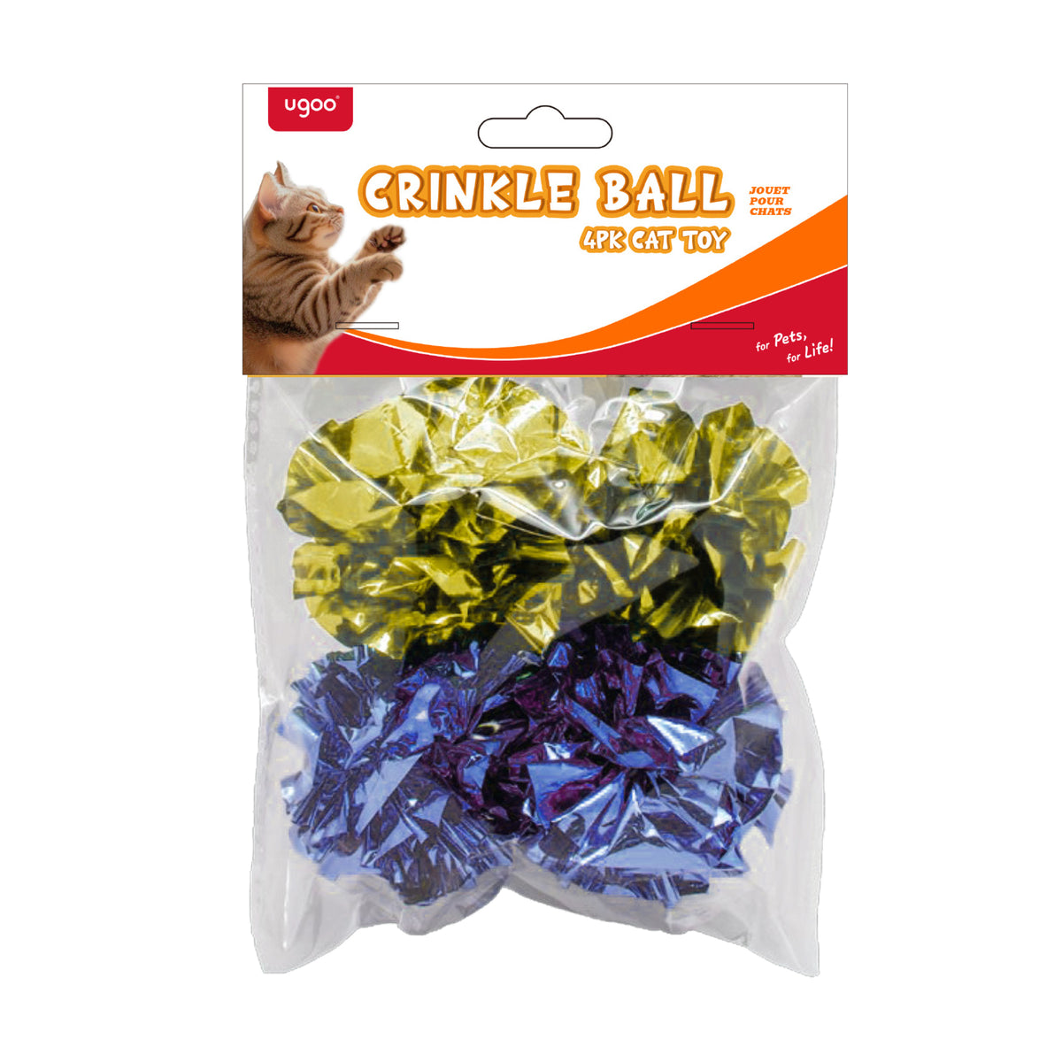 Crinkle Ball 4pk