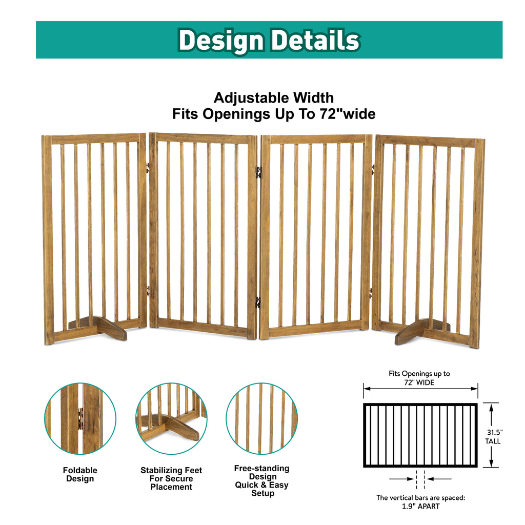 Foldable 4-Panel Gate - Additional Image 3