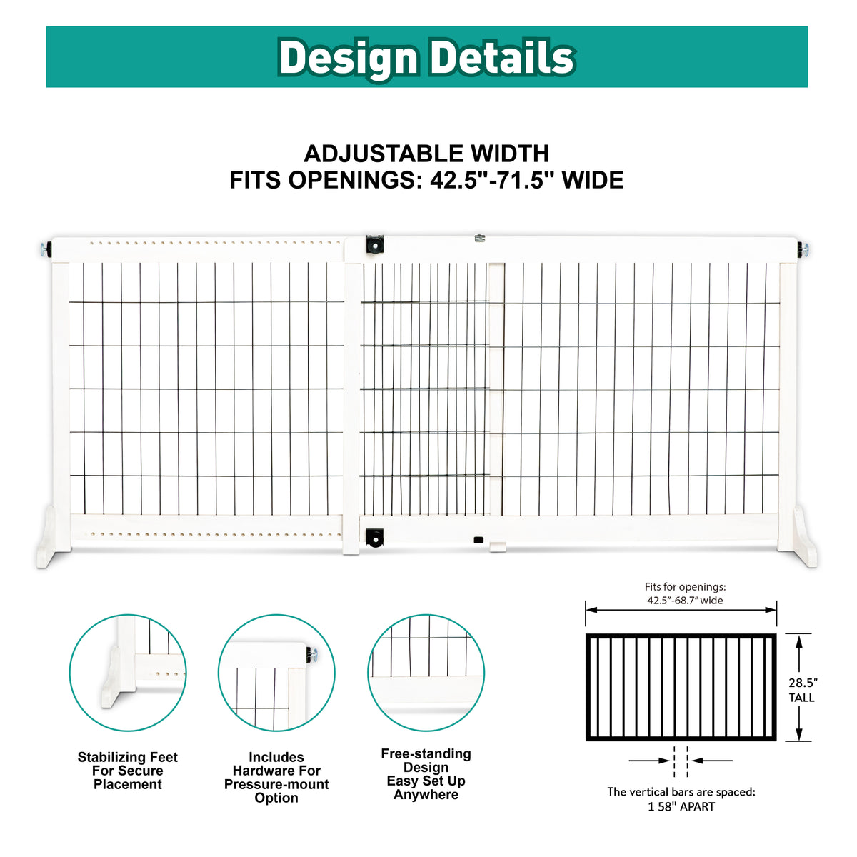 Adjustable Gate - L - Additional Image 2