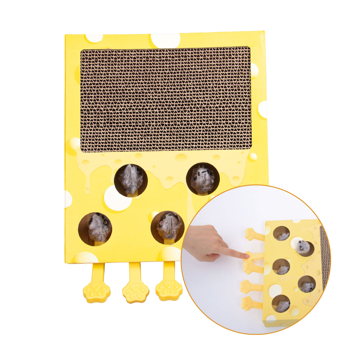 Whack-a-Mouse Corrugate Scratcher - Additional Image 2