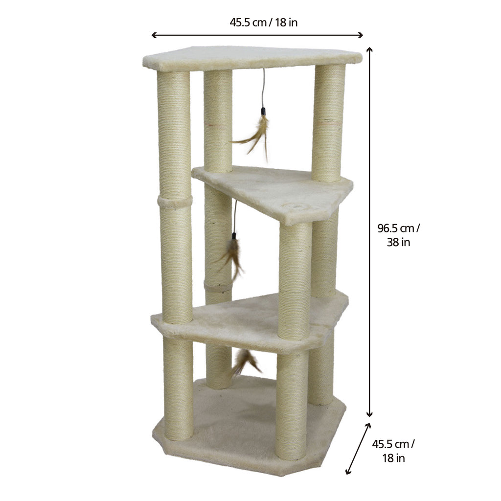 Medium Cat Tower - 96.5cm - Additional Image 1