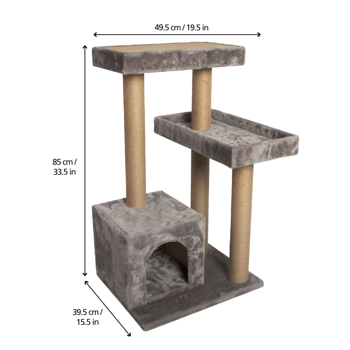 Medium Cat Tower - 85cm - Additional Image 1