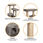 Medium Cat Tower - 85cm - Additional Image 2